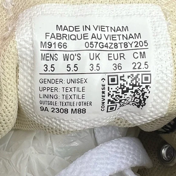 CONVERSE ALL STAR SNEAKERS  EY ERNST YOUNG CUSTOM   SIZE 5.5 - Picture 9 of 11